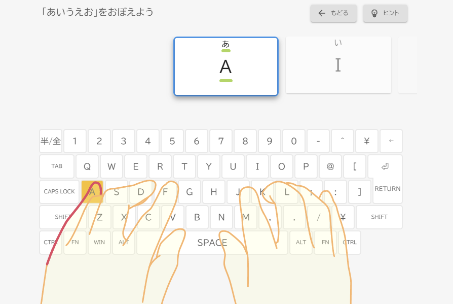 プレイグラムタイピングのランクの目安